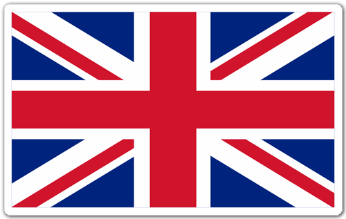 Aufkleber: Flagge des Vereinigten Königreichs