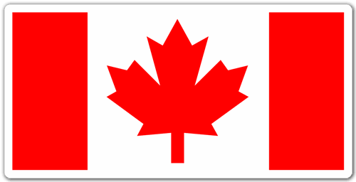 Aufkleber: Canada