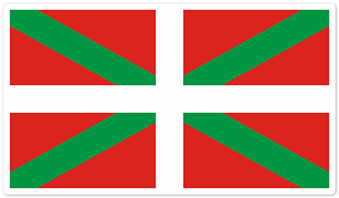 Aufkleber: Ikurriña-Flagge