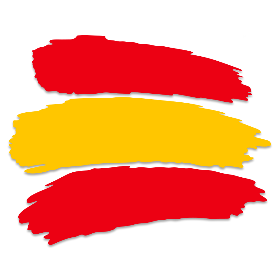 Aufkleber: Spain in Strichen
