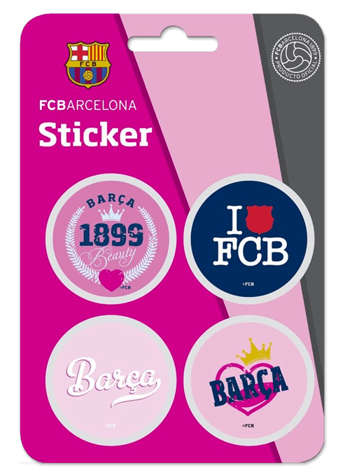 Aufkleber: Kit FC Barcelona 4 Stickers
