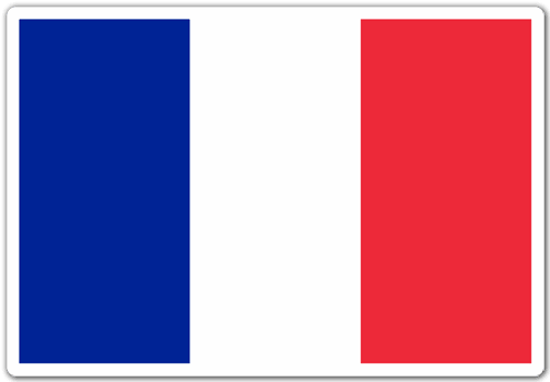 Aufkleber: France