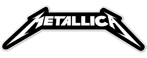 Aufkleber: Metallica heavy metal