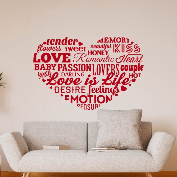 Wandtattoos: Passion