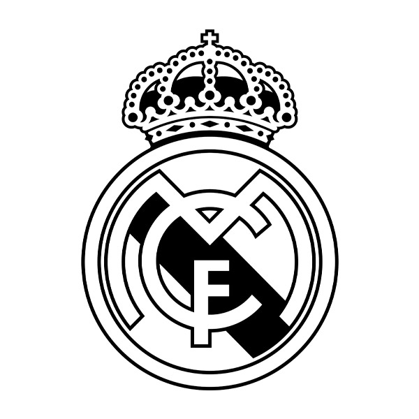 Wandtattoos: Real Madrid Wappen