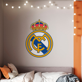 Wandtattoos: Real Madrid wappen Farbe 3