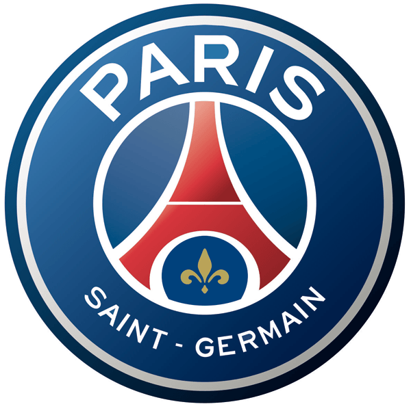 Wandtattoos: Paris Saint-Germain FC wappen Farbe
