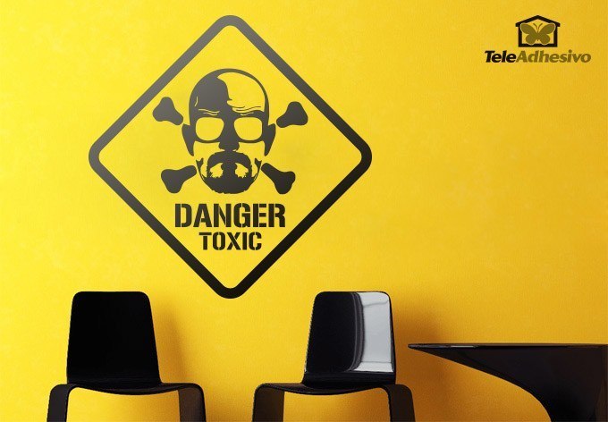 Wandtattoos: Heisenberg Danger Toxic