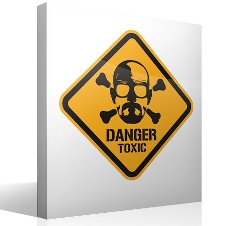Wandtattoos: Heisenberg Danger Toxic Color
