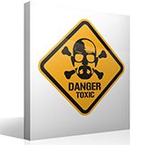 Wandtattoos: Heisenberg Danger Toxic Color 3