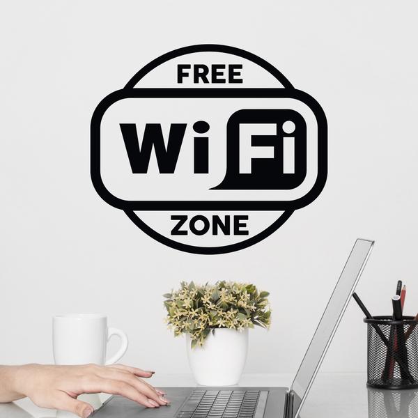 Wandtattoos: Free Wifi Zone