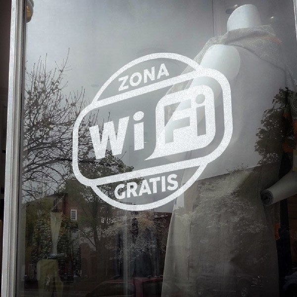 Wandtattoos: Free Wifi Zone