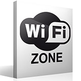 Wandtattoos: Wifi zone 2