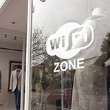 Wandtattoos: Wifi zone 3