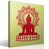 Wandtattoos: Buddha und Lotusblüte 3