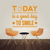 Wandtattoos: Today is a good day to smile 2