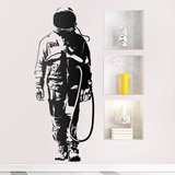 Wandtattoos: Banksy Graffiti Astronaut 2