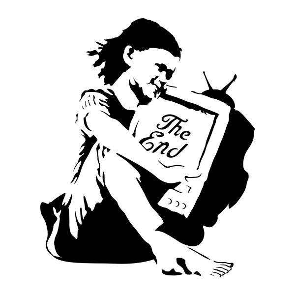 Wandtattoos: Banksy The End