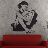 Wandtattoos: Banksy The End 2