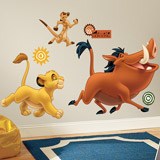 Kinderzimmer Wandtattoo: Simba, Timon und Pumba 3