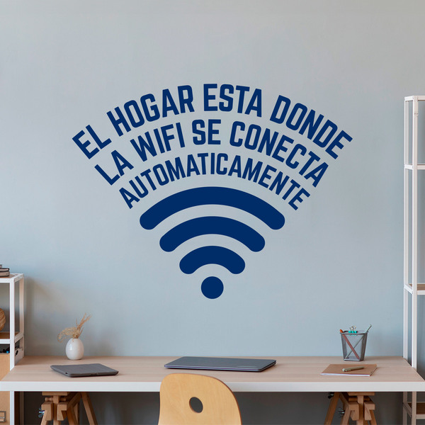 Wandtattoos: El hogar está donde la wifi se conecta