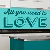 Wandtattoos: All you need is love 2
