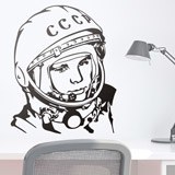 Wandtattoos: Astronaut Juri Gagarin 2