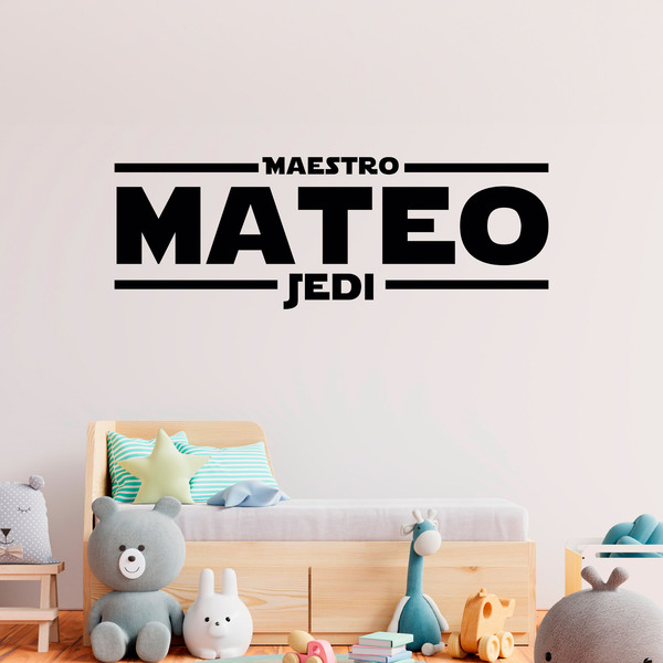 Wandtattoos: Jedi-Meister personalisiert
