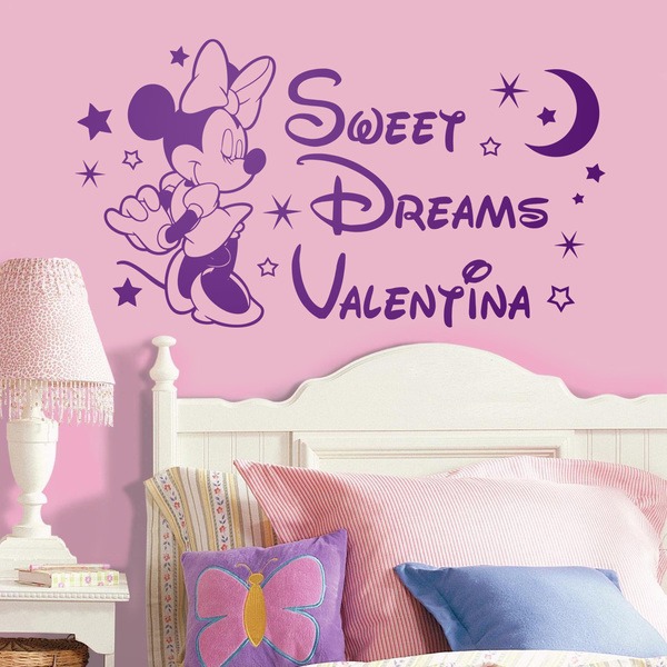 Kinderzimmer Wandtattoo: Mini Maus, süße Träume
