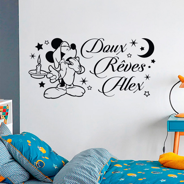Kinderzimmer Wandtattoo: Micky Maus, Doux Rêves