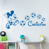 Kinderzimmer Wandtattoo: Micky Maus mit Luftballons 2
