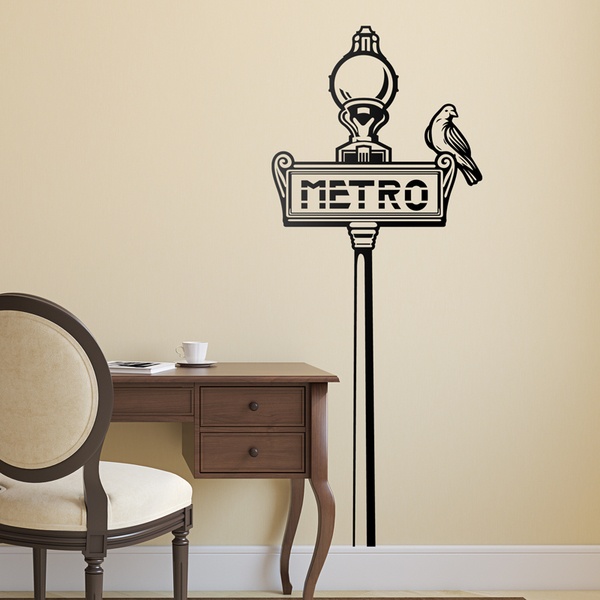 Wandtattoos: Paris Metro Zeichen