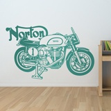 Wandtattoos: Klassisches Motorrad Norton Manx 30M - 1960 2