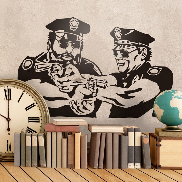 Wandtattoos: Bud Spencer und Terence Hill, Miami SuperCops