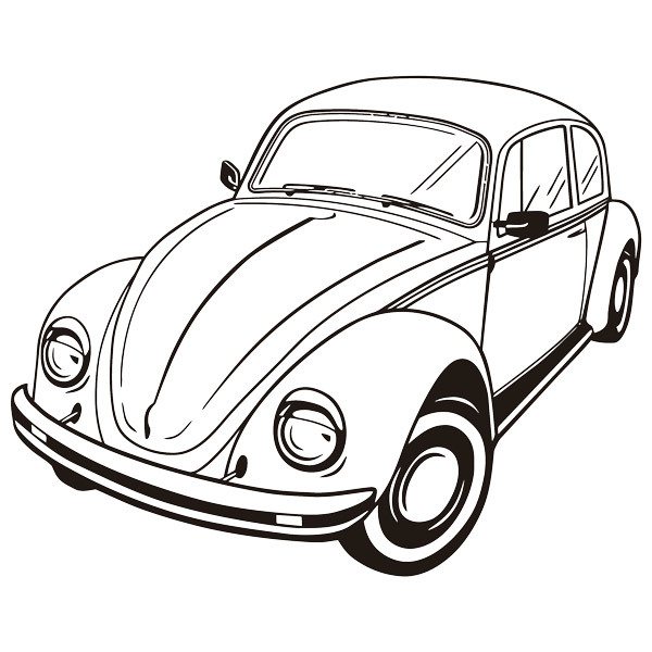Wandtattoos: Volkswagen Beetle