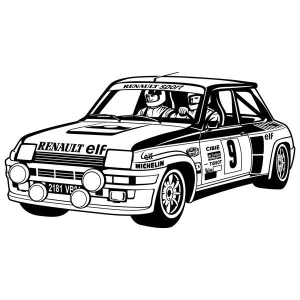 Wandtattoos: Renault 5 Turbo Rally