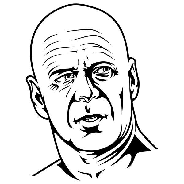 Wandtattoos: Bruce Willis in Stirb langsam