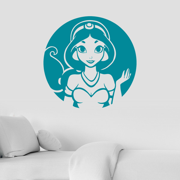 Kinderzimmer Wandtattoo: Aladdin, Princesa Jasmine