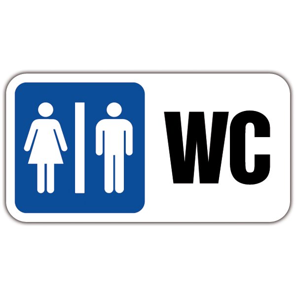 Wandtattoos: Signieren WC