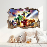 Kinderzimmer Wandtattoo: Lego, die Rächer 3