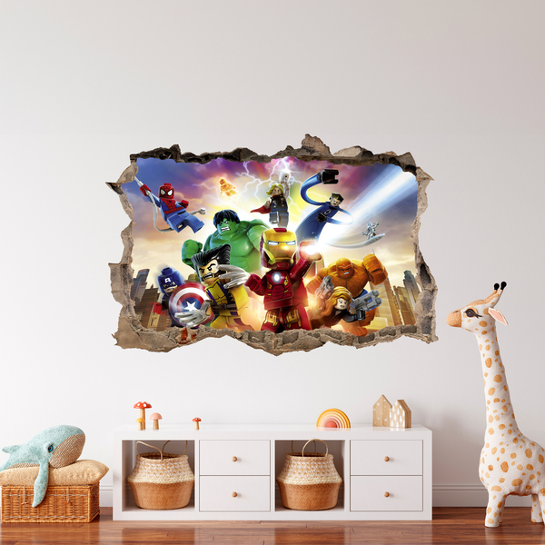 Kinderzimmer Wandtattoo: Lego, die Rächer