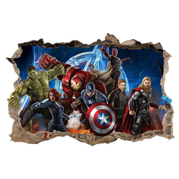 Wandtattoos: Avengers bereit für die Schlacht