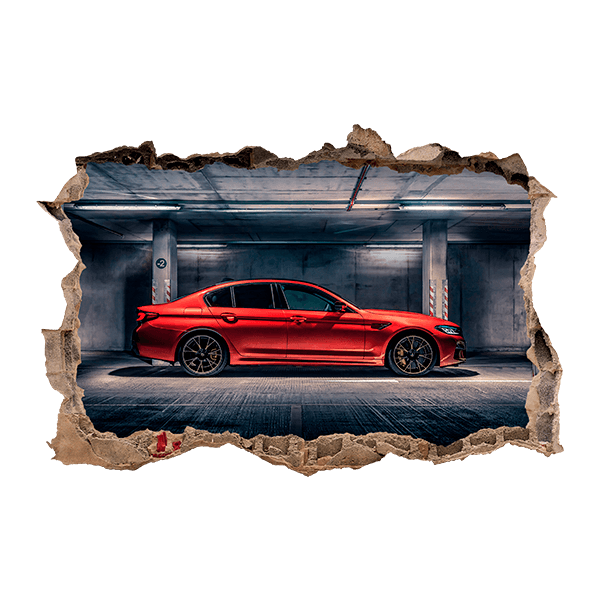 Wandtattoos: BMW in der Garage