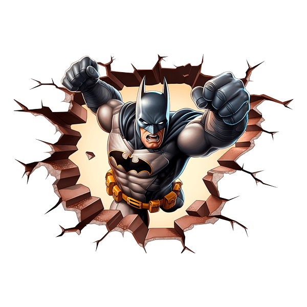 Wandtattoos: Batman in Aktion