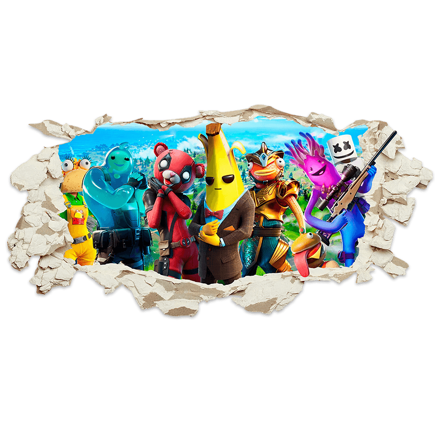 Wandtattoos: Fortnite Wandloch