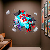 Kinderzimmer Wandtattoo: Spider-Verse Wandloch 13