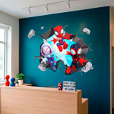 Kinderzimmer Wandtattoo: Spider-Verse Wandloch 16