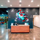 Kinderzimmer Wandtattoo: Spider-Verse Wandloch 9