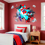 Kinderzimmer Wandtattoo: Spider-Verse Wandloch 11