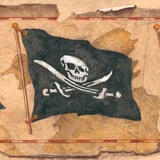 Kinderzimmer Wandtattoo: Bordüre Piraten 4